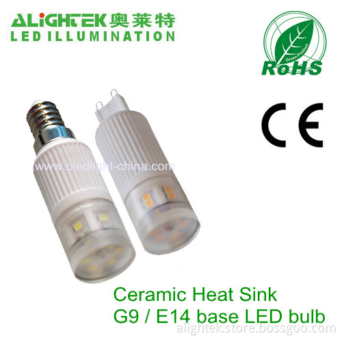 Ceramic 4w G9 Led Lamp 3w E14 Led Bulb Light With Highest Lumen 2825 Sdm